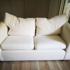 White couches x 2
