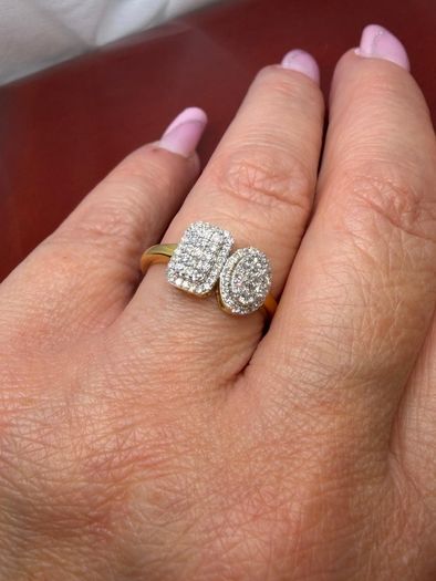 Diamond Cluster Ring