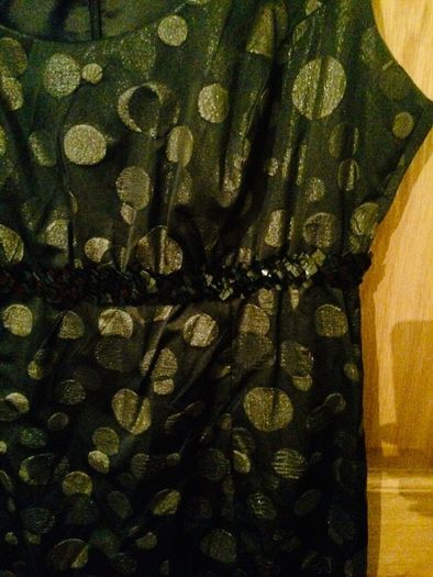 Beautiful black and gold Creton dress