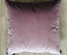 NEW Pair of purple basketweave cushion 58x58 cm