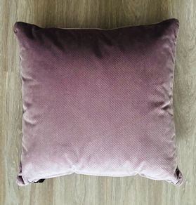 NEW Pair of purple basketweave cushion 58x58 cm