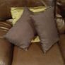 2 x black cushions Image 2