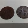 2 x 1 English Penny Image 2