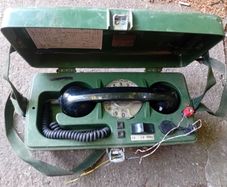 Military vintage phone