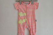 0-3m, 2 Way Zip Up Bonds Wondersuit Sleepsuit - Glow in The Dark