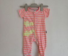 0-3m, 2 Way Zip Up Bonds Wondersuit Sleepsuit - Glow in The Dark
