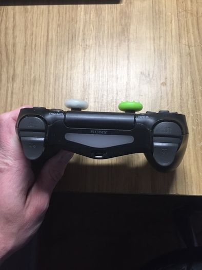 Official PlayStation 4 Controller with Camouflage Blue Soft Silicon Cover and Two Thumb Grip Covers