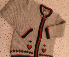 Rare New Children's Vintage Winter Cardigan