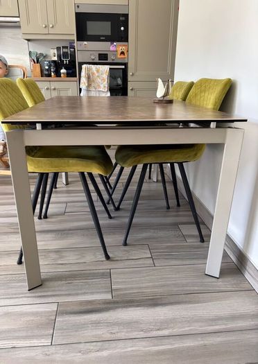 Kitchen dining table and four chairs