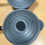 Set Of 3 Le Creuset Cast iron Enamel Pans 16 18 20cm Grey Farmhouse Image 3