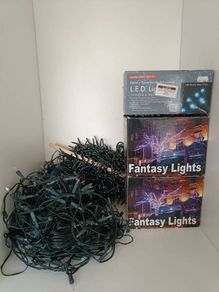6 sets of Large Decorative Lights Bundle - Indoor/Outdoor, Warm White, Multicolour and Blue