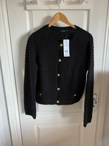 NWT Ladies cotton rich black cardigan
