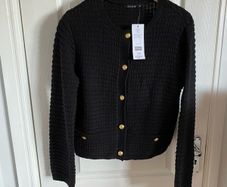 NWT Ladies cotton rich black cardigan