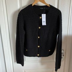 NWT Ladies cotton rich black cardigan