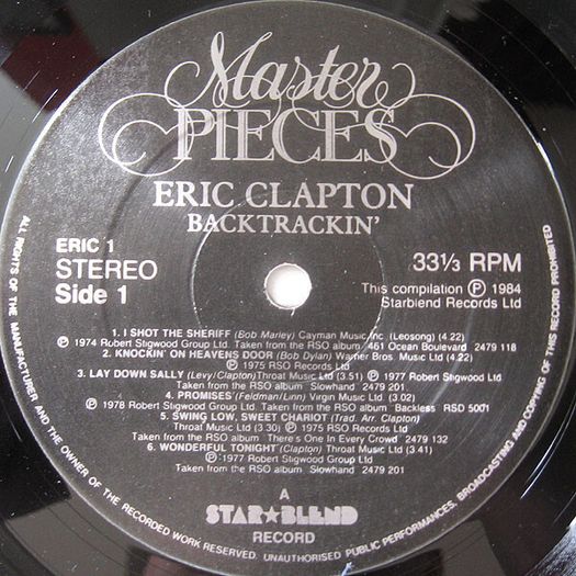 Eric Clapton  Backtrackin X2LPS