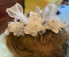 communion hair piece