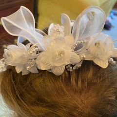 communion hair piece