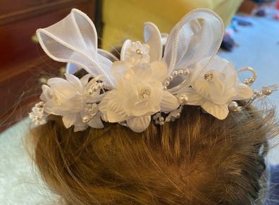 communion hair piece
