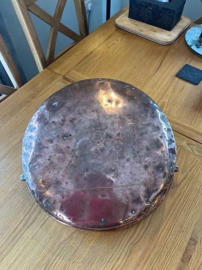 Antique Copper Preserve Pan