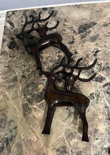 Reindeer candlesticks