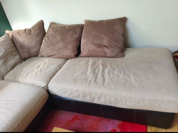 L shaped sofa couch