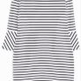 dress striped cream & navy dress size 12 street one brand Image 3