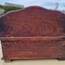 Wooden miniature vintage bench with music box Image 6