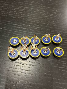 Subbuteo LW Leeds 9 and a half players