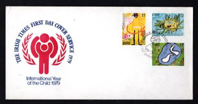 1979 Ireland International Year of the Child Commemorative Stamps Illustrated The Irish Times First Day Cover (FDC)