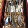 2 x Sets Vintage Newbridge Nickel Silver Teaspoon Sets Image 4