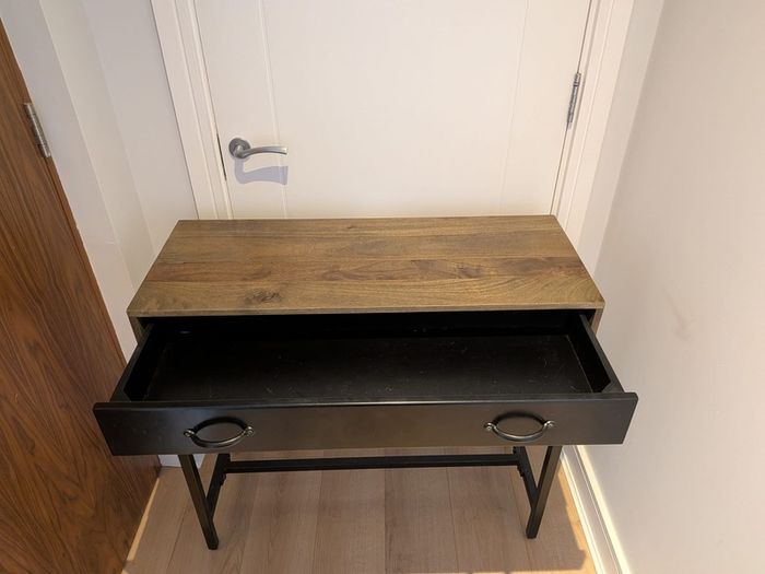 Mango wood console table
