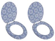 main image for ad Toilet Seats with Lids 2 pcs MDF Porcelain