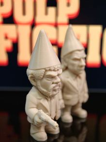 3D Printed Jules And Vincet Pulp Fiction Gnome Set