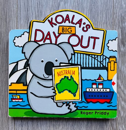 Koala's Big Day Out Interactive Slider Board Book - Roger Priddy