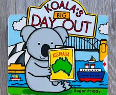 Koala's Big Day Out Interactive Slider Board Book - Roger Priddy