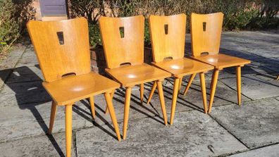 Brutalist mid century chairs