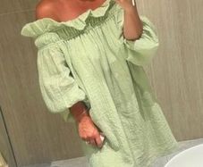 h&m off shoulder mini dress