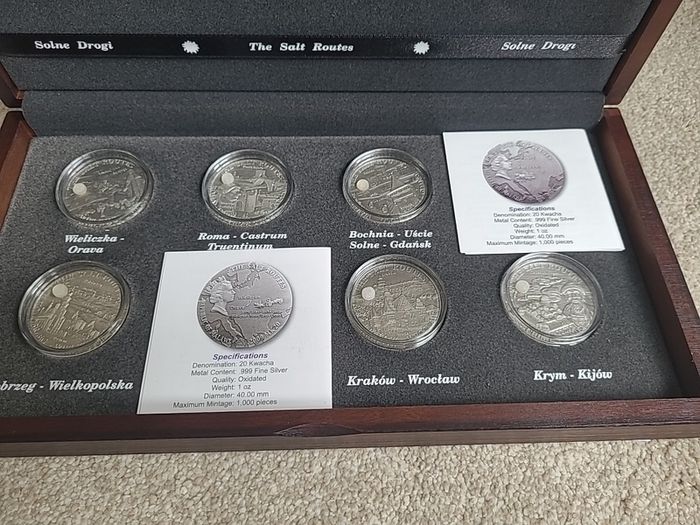 The salt routes silver coin set