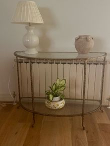Glass console / sideboard