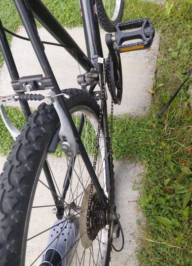 retro adult mountain bike