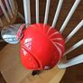 Vintage and quirky Suzuki safety helmet with visor. Image 6