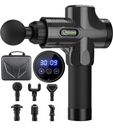 Massage Gun,Muscle Massage Gun Deep Tissue for Athletes, Handheld Percussion Massager for Pain Relief,Super Quiet Portable Electric Sport Massager Neck Back Body, 30 Speed (FREE POSTAGE)