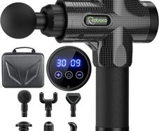 Massage Gun,Muscle Massage Gun Deep Tissue for Athletes, Handheld Percussion Massager for Pain Relief,Super Quiet Portable Electric Sport Massager Neck Back Body, 30 Speed (FREE POSTAGE)