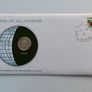 Rare Guyana 1979 Coin Stamp cover BUNC Harpy only 4000 coins made Image 2