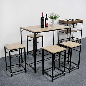 1 dining  Table and 4 stools