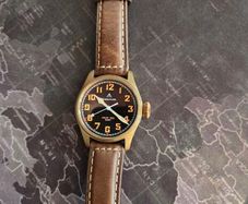 bronze pilot watch Steelflier by Steeldives