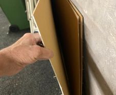 Timber panels 8ftx2ft white chipboard  sheets of hardwood panels