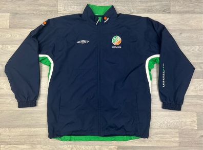 Vintage 2002 Umbro Pro Training Ireland Jacket Mens Large