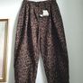 Allsaints Leopard Print Barrel Leg Jeans Size Uk 16 Image 4