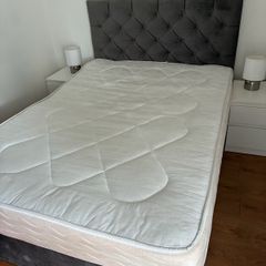 Velvet Bed Frame + Mattress Double